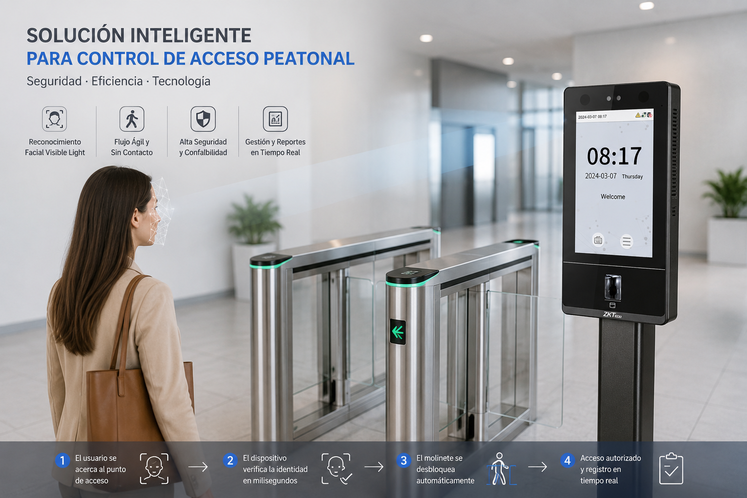 Equipo de Acceso peatonal
