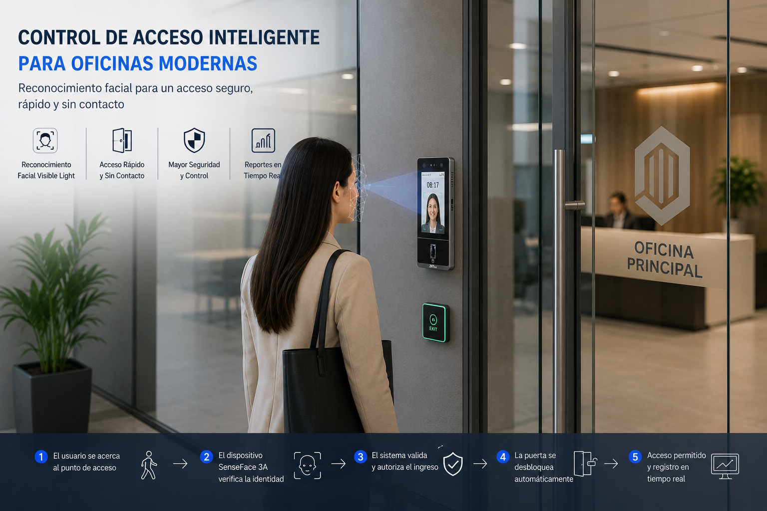 Equipo de Control de acceso biométrico